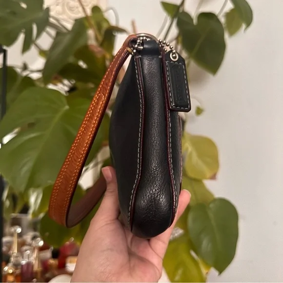 Y2K Coach mini Chelsea  Black Leather Bag - Picture 3 of 8